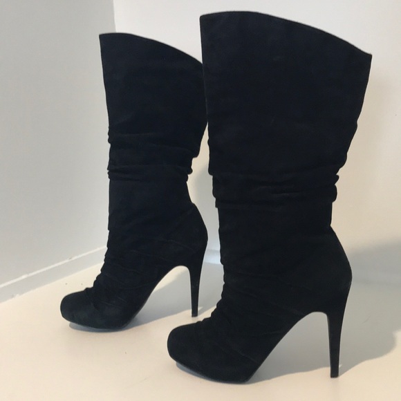 Colin Stuart suede slouch boot - Picture 4 of 5